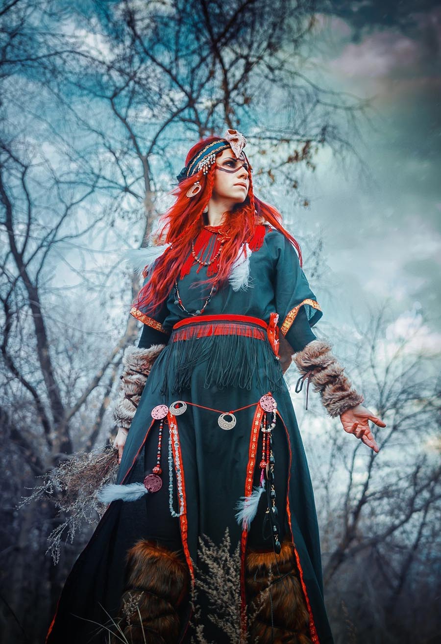 Girls in Slavic costumes underwear in Santos